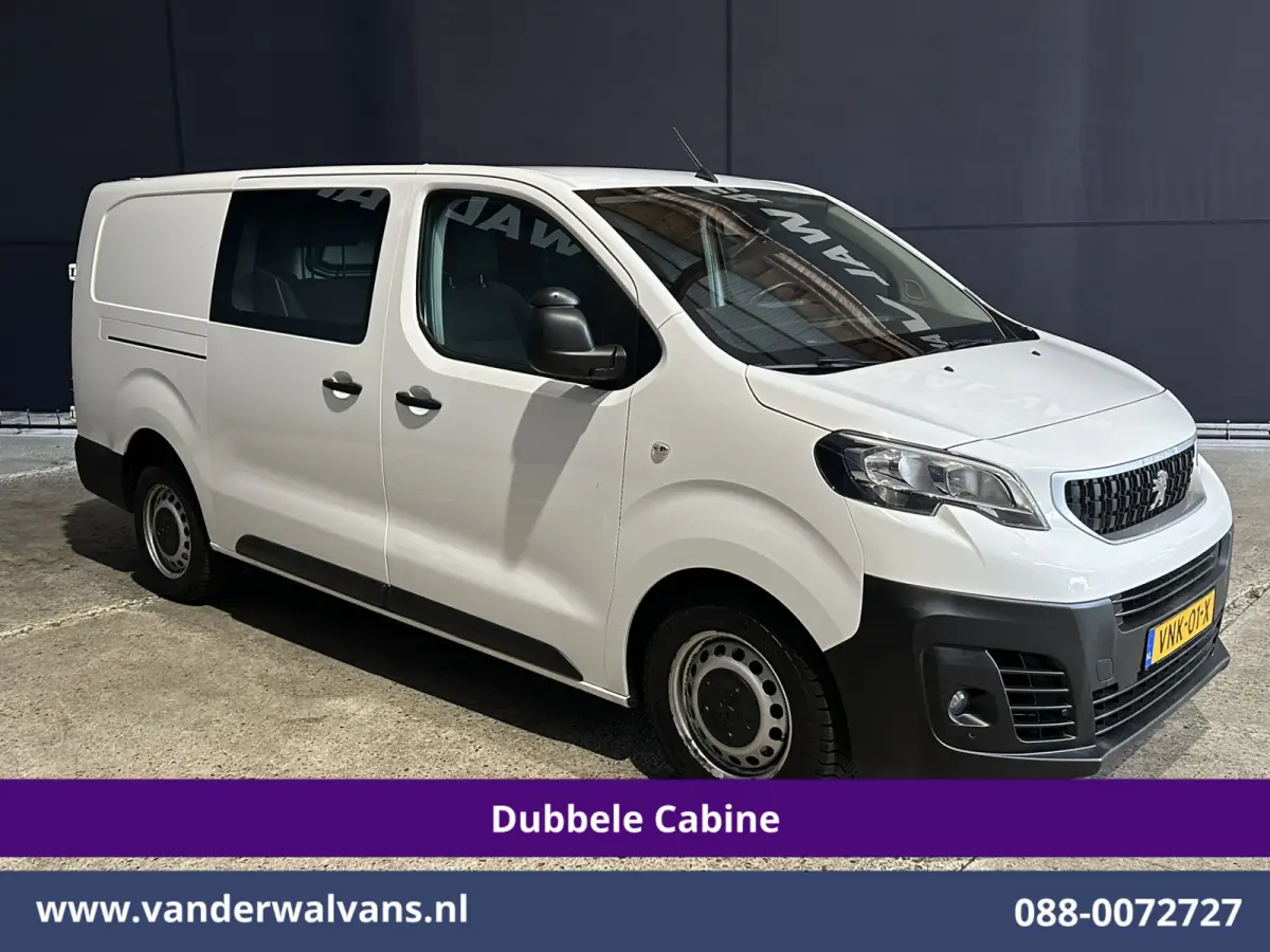 2.0 BlueHDI 123pk L3H1 Dubbele Cabine Euro6 Airco | 5-Zits | Camera | Navigatie | Apple Carplay Android Auto, Cruisecontrol, 2500kg Trekhaak, Parkeersensoren