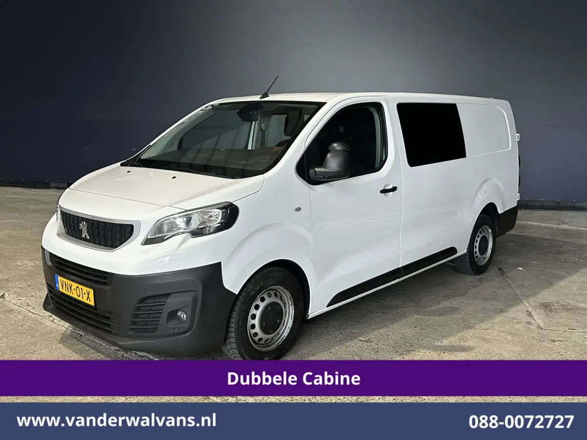 2.0 BlueHDI 123pk L3H1 Dubbele Cabine Euro6 Airco | 5-Zits | Camera | Navigatie | Apple Carplay Android Auto, Cruisecontrol, 2500kg Trekhaak, Parkeersensoren