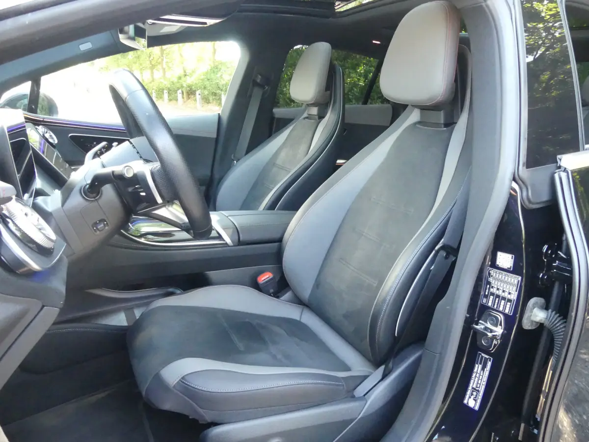 350+ AMG Line 91 kWh | SOH 98% | PANORAMADAK | ELEKTRISCHE STOELEN + STUURKOLOM  MET GEHEUGEN | ELEKTRISCHE ACHTERKLEP | ADAPTIVE CRUISE | PREMIUM AUDIO | DODEHOEKDETECTIE |