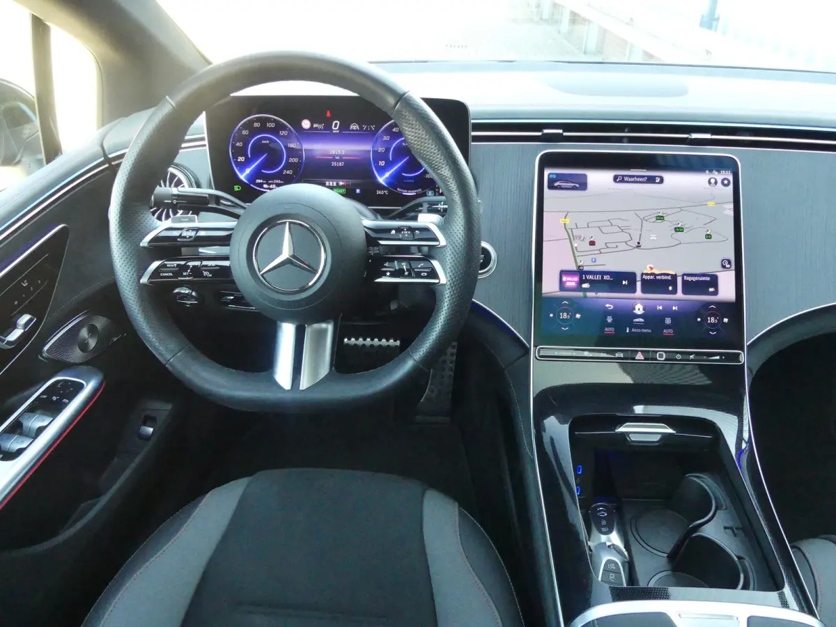 350+ AMG Line 91 kWh | SOH 98% | PANORAMADAK | ELEKTRISCHE STOELEN + STUURKOLOM  MET GEHEUGEN | ELEKTRISCHE ACHTERKLEP | ADAPTIVE CRUISE | PREMIUM AUDIO | DODEHOEKDETECTIE |