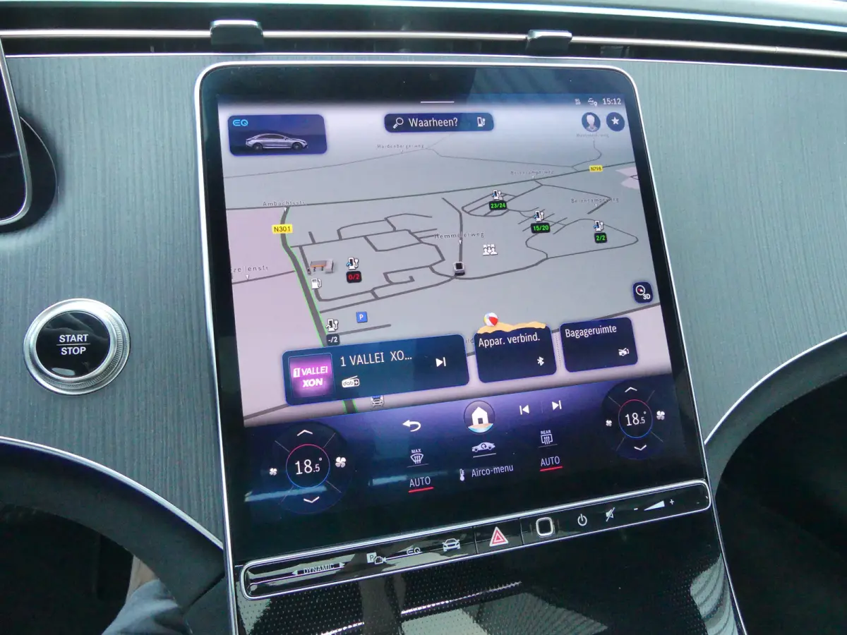 350+ AMG Line 91 kWh | SOH 98% | PANORAMADAK | ELEKTRISCHE STOELEN + STUURKOLOM  MET GEHEUGEN | ELEKTRISCHE ACHTERKLEP | ADAPTIVE CRUISE | PREMIUM AUDIO | DODEHOEKDETECTIE |