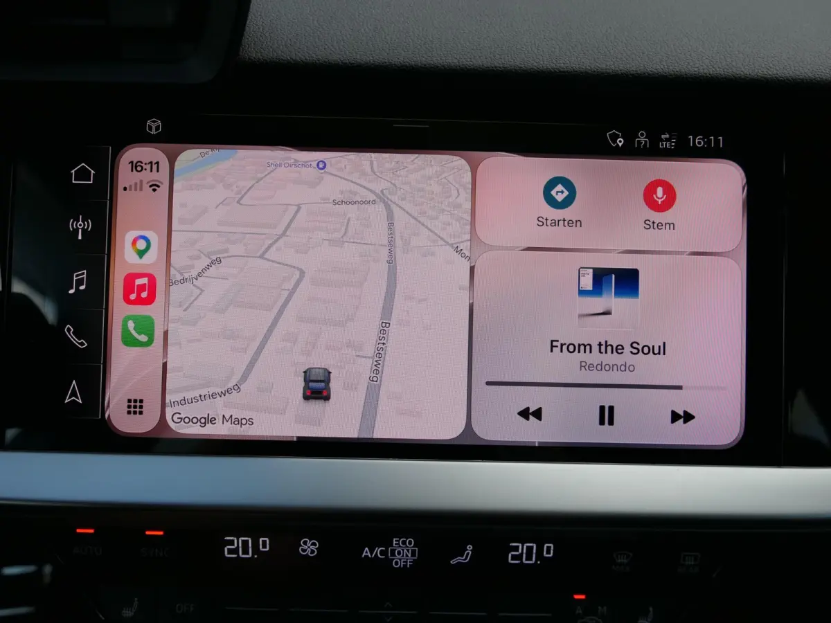 45 TFSI e S-line Competition | Black optic | Panoramadak | Elektrisch verstelbare alcantara-/lederen sportstoelen | Maxtrix LED | Apple-/Android Carplay | Sportstuur | Sfeerverlichting