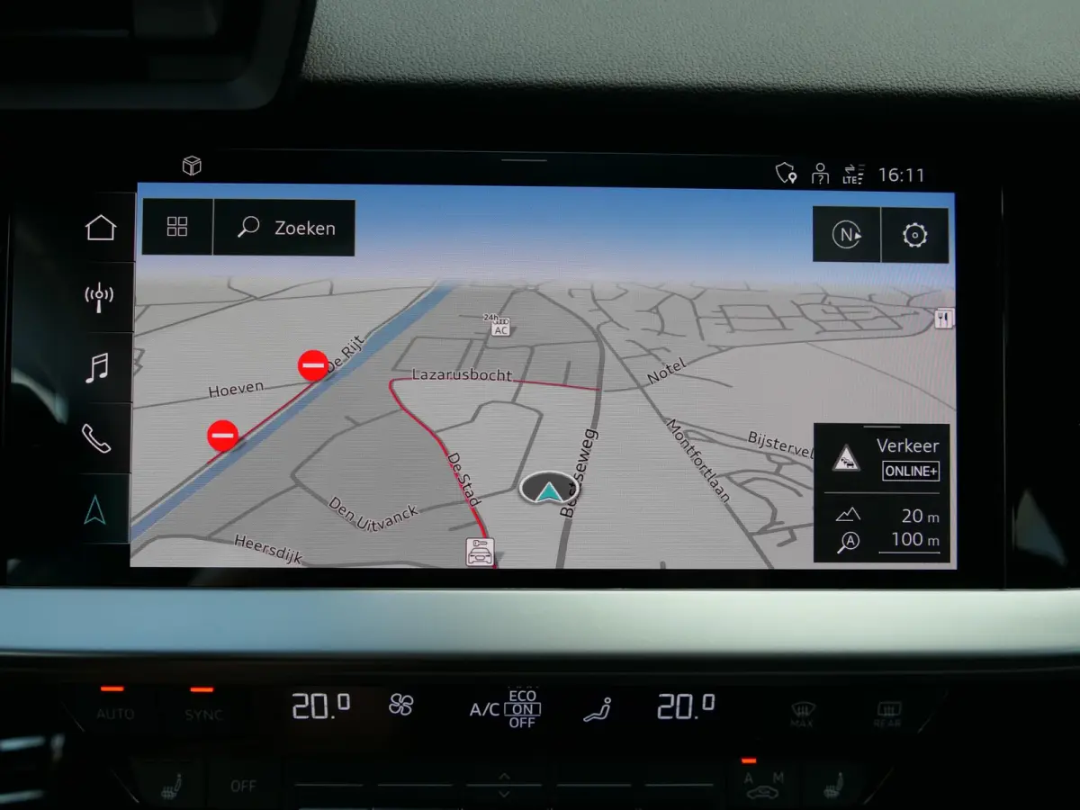 45 TFSI e S-line Competition | Black optic | Panoramadak | Elektrisch verstelbare alcantara-/lederen sportstoelen | Maxtrix LED | Apple-/Android Carplay | Sportstuur | Sfeerverlichting