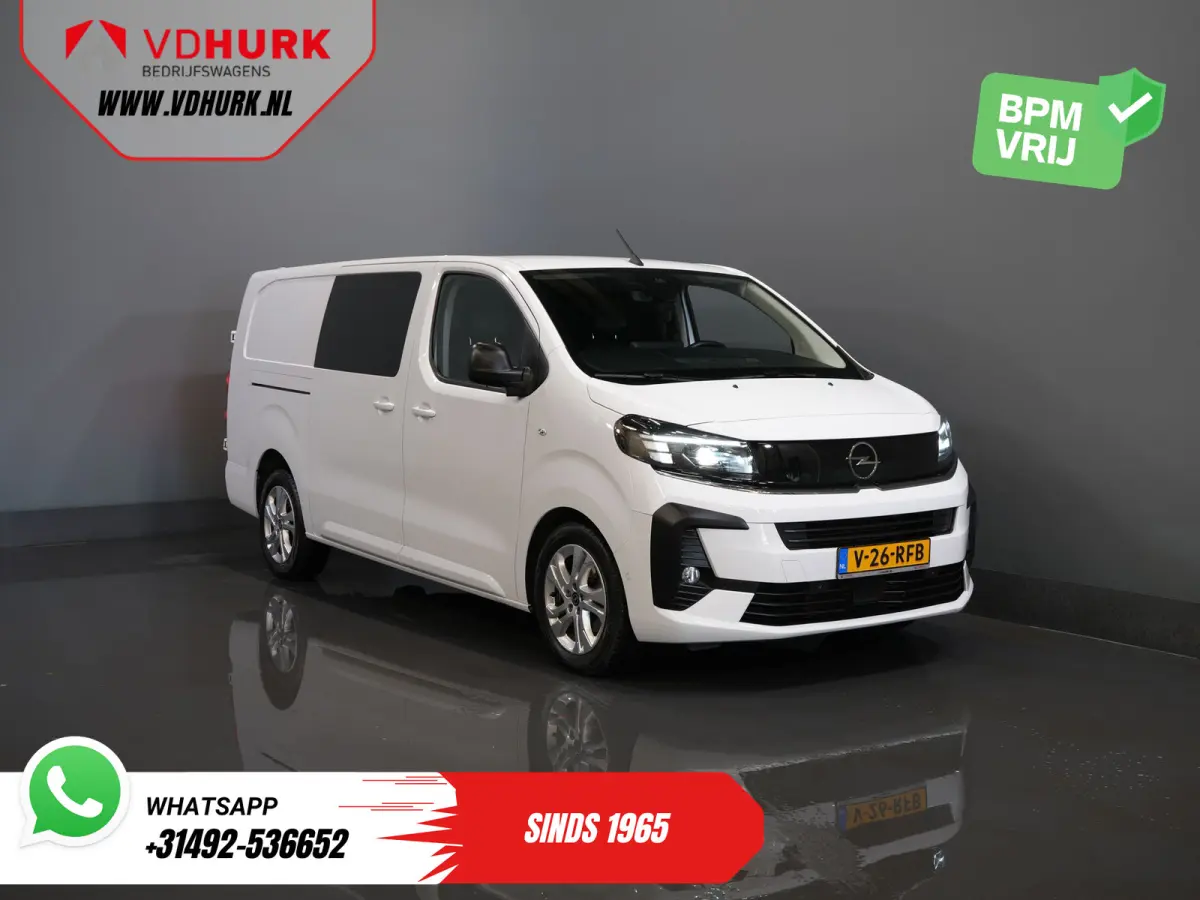 2.0 145 pk Aut. DC Dubbel Cabine LED/ Adapt.Cruise/ 2x Schuifdeur/ Massage/ Stoelverw./ Keyless/ Leder/ Carplay/ Climate/ Camera/ PDC/ LMV/ Trekhaak