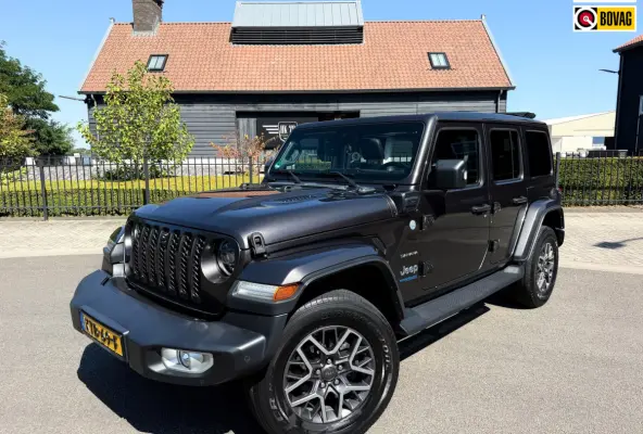 Jeep Wrangler 380 Unlimited/Sahara 2.0 PHEV Softtop AWD 4x4 Leer Navi Led-Xenon