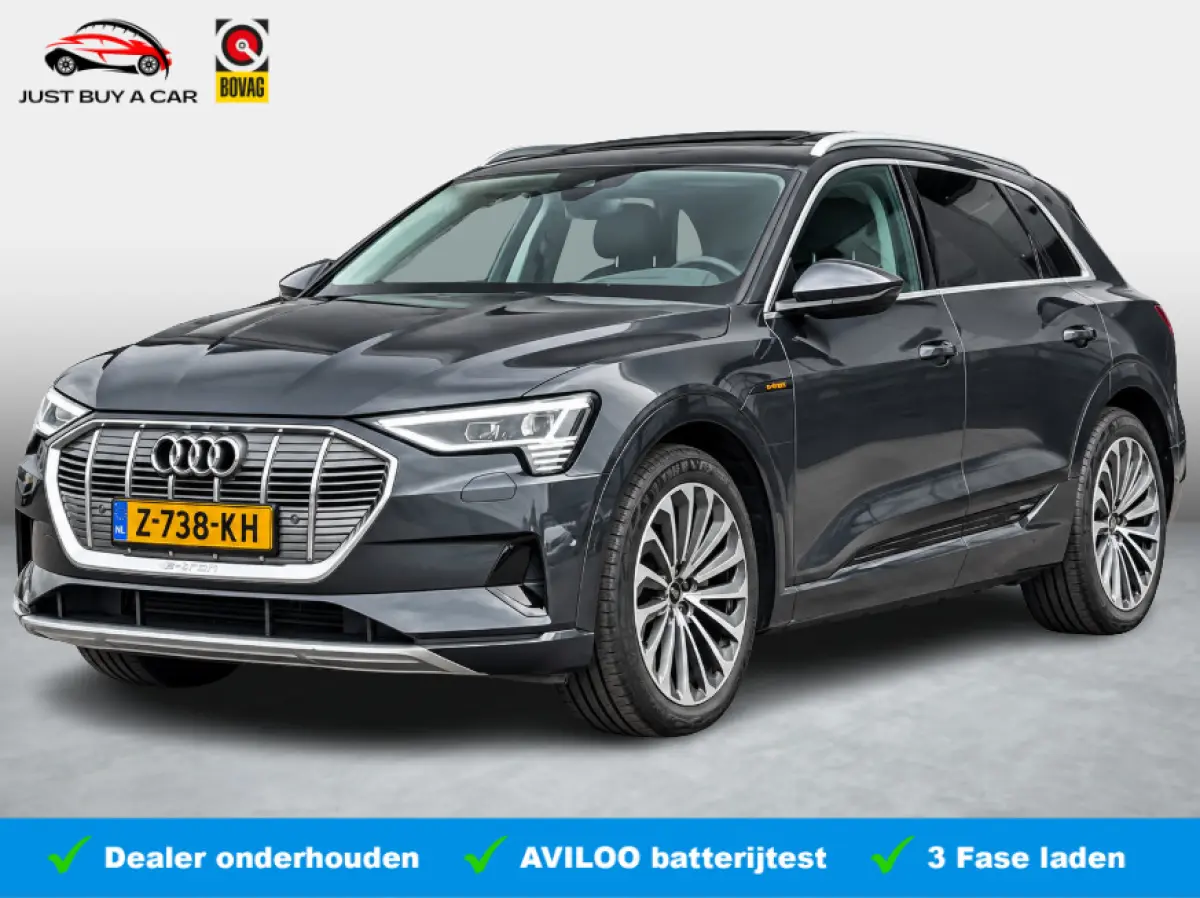 50 quattro Business edition Plus 71 kWh | SoH 93,8% | Recent bij Audi onderhoud gehad  | Trekhaak | Warmtepomp | 3 Fase | 1e Eigenaar | Panoramadak | Dealeronderhouden | Memory | 4 Nieuwe zo