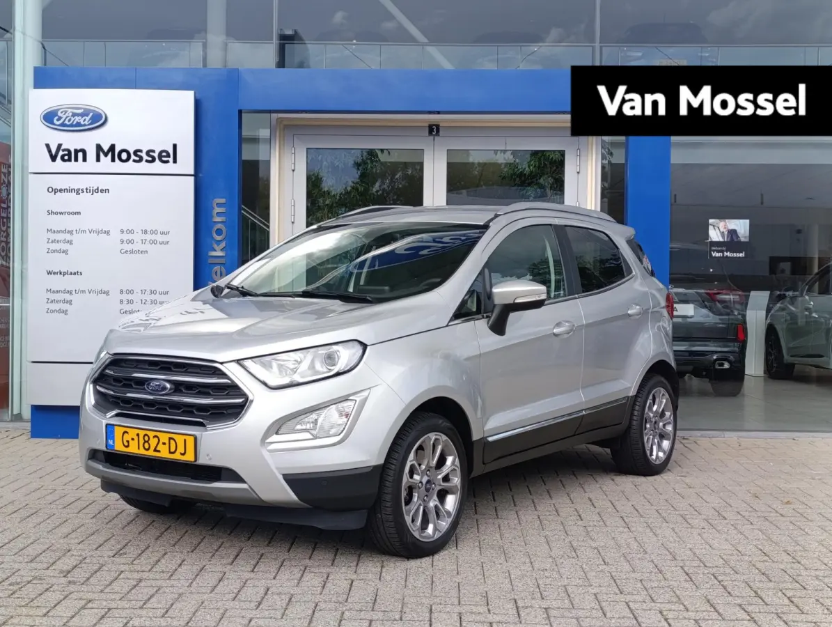 1.0 EcoBoost Titanium | Stoel/stuur voorruitverwarming | Camera | Dodehoekdetectie | B&O Audio | PDC V+A | Navigatie | Metallic lak