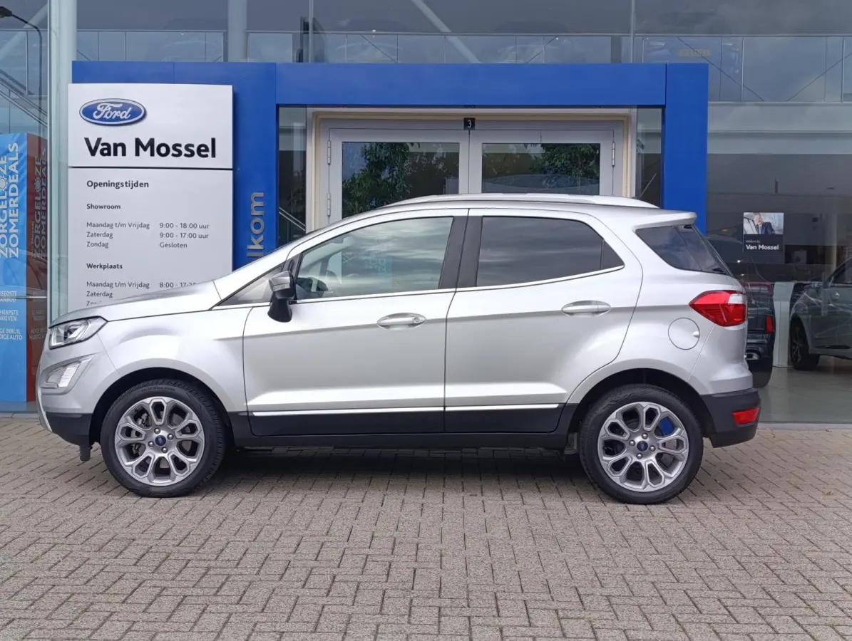 1.0 EcoBoost Titanium | Stoel/stuur voorruitverwarming | Camera | Dodehoekdetectie | B&O Audio | PDC V+A | Navigatie | Metallic lak