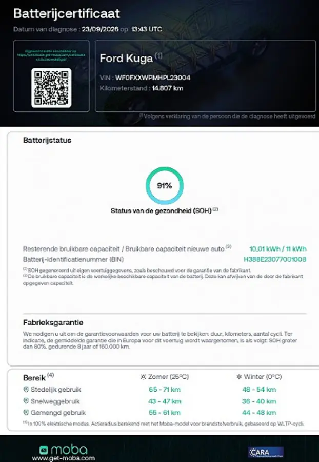 2.5 PHEV SOH 91% ST-Line X | B&O | Winter PACK | NAVI | ECC | EL. Stoel