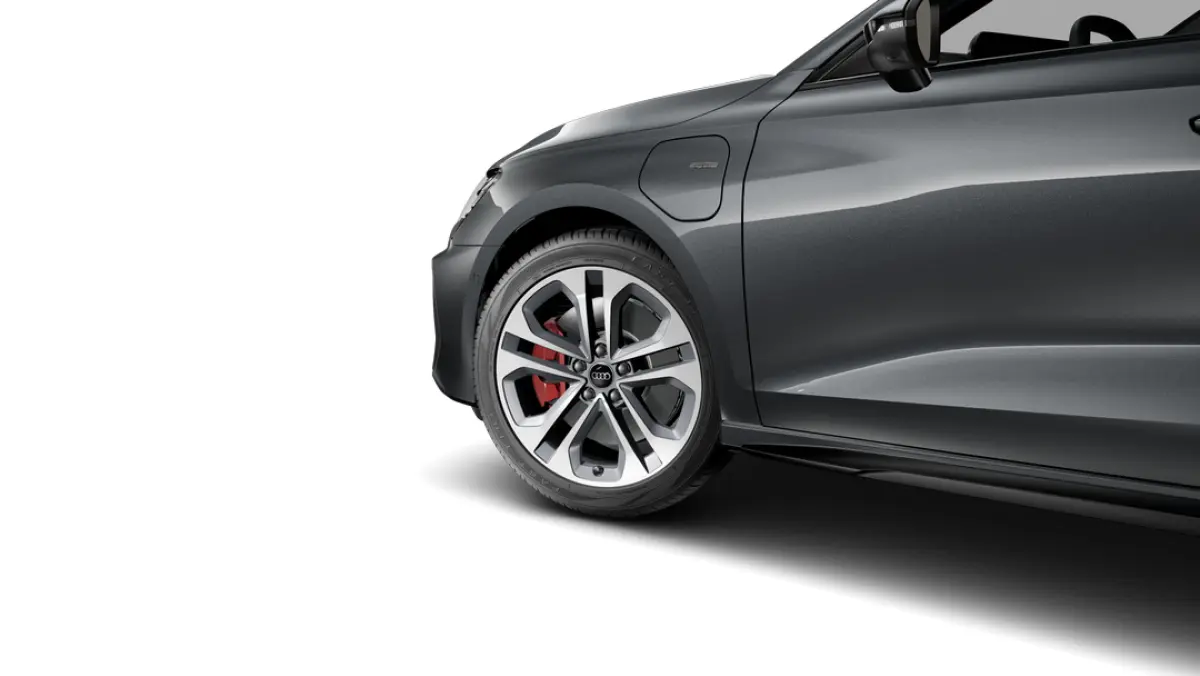 S edition Competition | Audi sound system | Stoelverwarming voorin | Velgen, 5-dubbelspaak, grafietgrijs, glansgedraaid, 8,0Jx18
