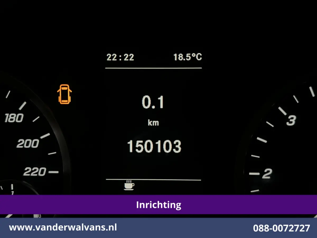 114 CDI 136pk RWD L2H1 Inrichting Euro6 Airco | Camera | Navigatie | Cruisecontrol | Trekhaak Bijrijdersbank, Achterklep