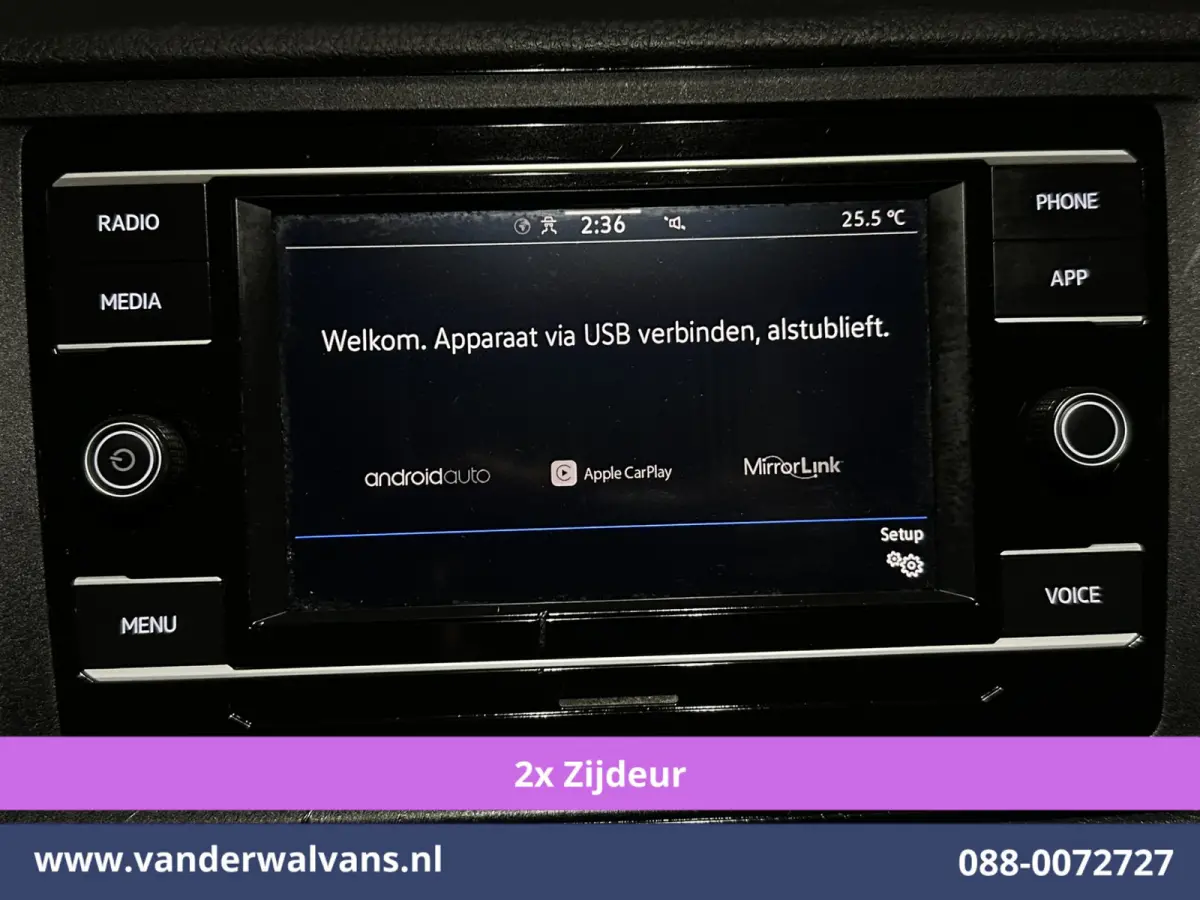 2.0 TDI 141pk L4H3 L3H2 Euro6 Airco | 2x zijdeur | Camera | Apple Carplay | Android Auto Parkeersensoren, 3000kg trekvermogen, Bijrijdersbank