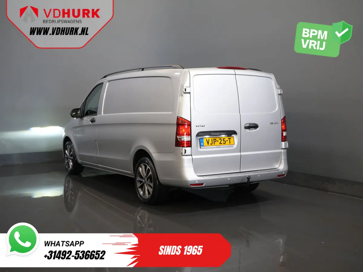 119 CDI Aut. L2 LED/ Adapt.Cruise/ Stoelverw./ CarPlay/ Navi/ Camera/ Climate/ PDC/ LMV/ Trekhaak
