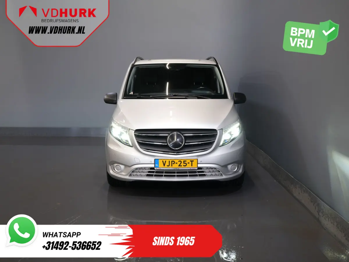 119 CDI Aut. L2 LED/ Adapt.Cruise/ Stoelverw./ CarPlay/ Navi/ Camera/ Climate/ PDC/ LMV/ Trekhaak