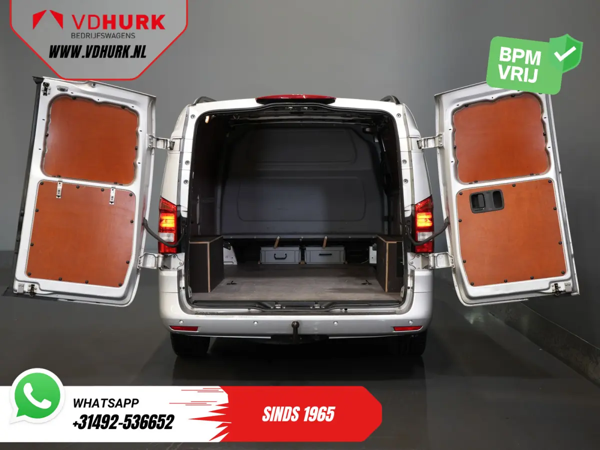 119 CDI Aut. L2 LED/ Adapt.Cruise/ Stoelverw./ CarPlay/ Navi/ Camera/ Climate/ PDC/ LMV/ Trekhaak