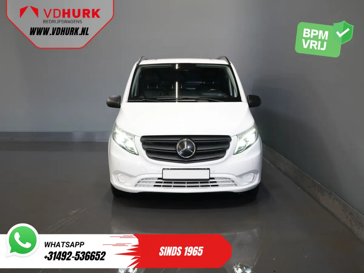 116 CDI Aut. L3 LED/ Standkachel/ Stoelverw./ Carplay/ Camera/ PDC/ Cruise/ Trekhaak/ Airco