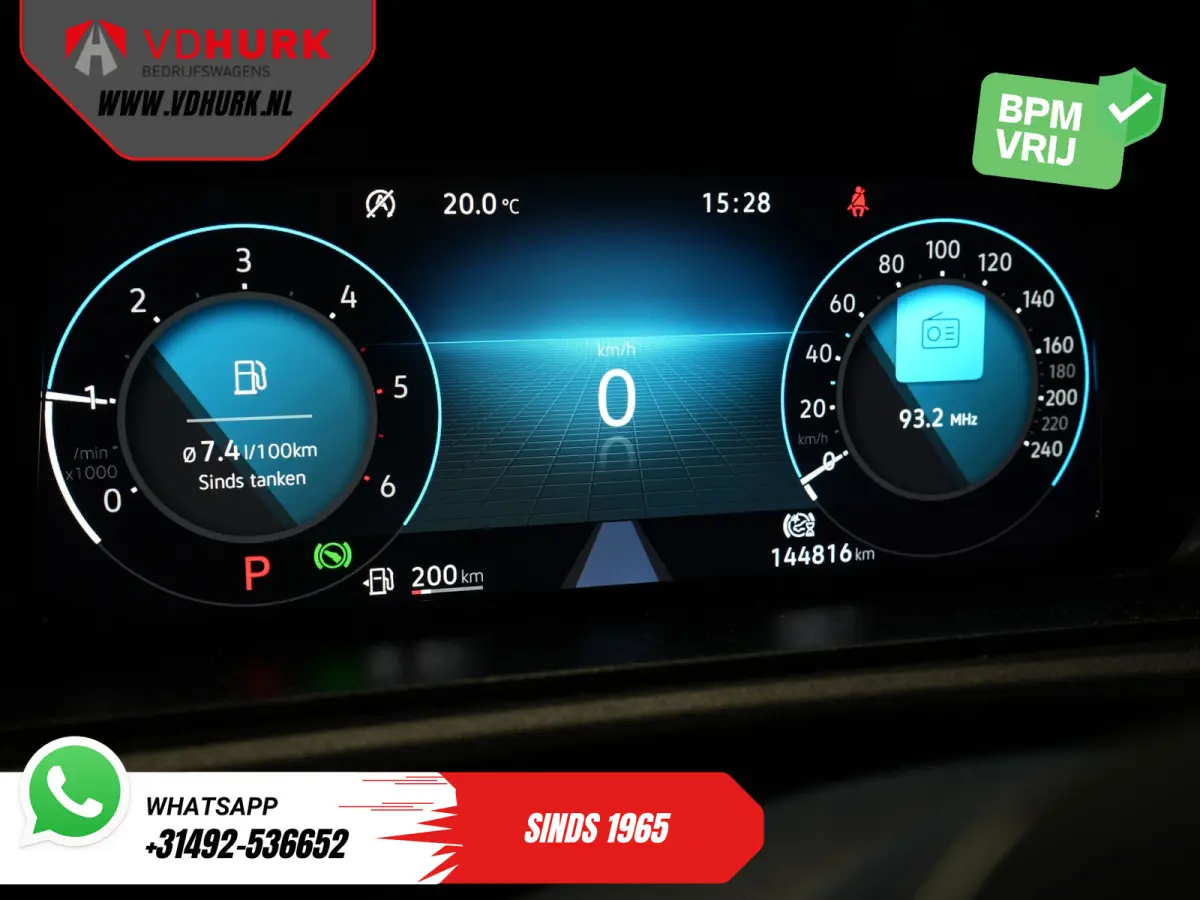 Maxi 2.0 TDI 125 pk DSG Aut. Virtual Cockpit/ Carplay/ Cruise/ Camera/ PDC