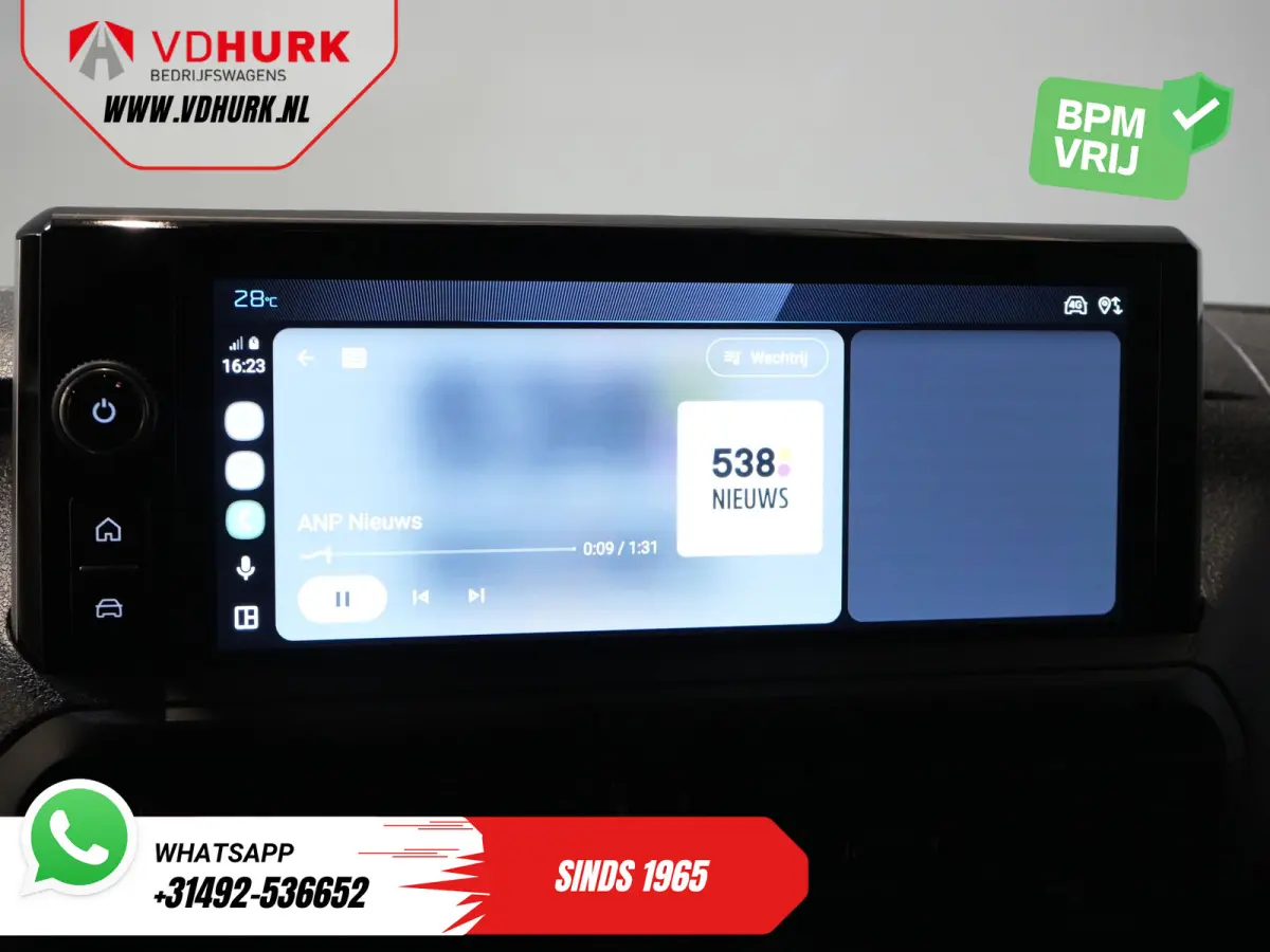 2.0 HDi 180 pk Aut. DC Dubbel cabine LED/ Imperiaal/ Stuurverw./ Carplay/ Navi/ Camera/ Climate/ Afn.Trekhaak/ PDC/ LMV/ Cruise