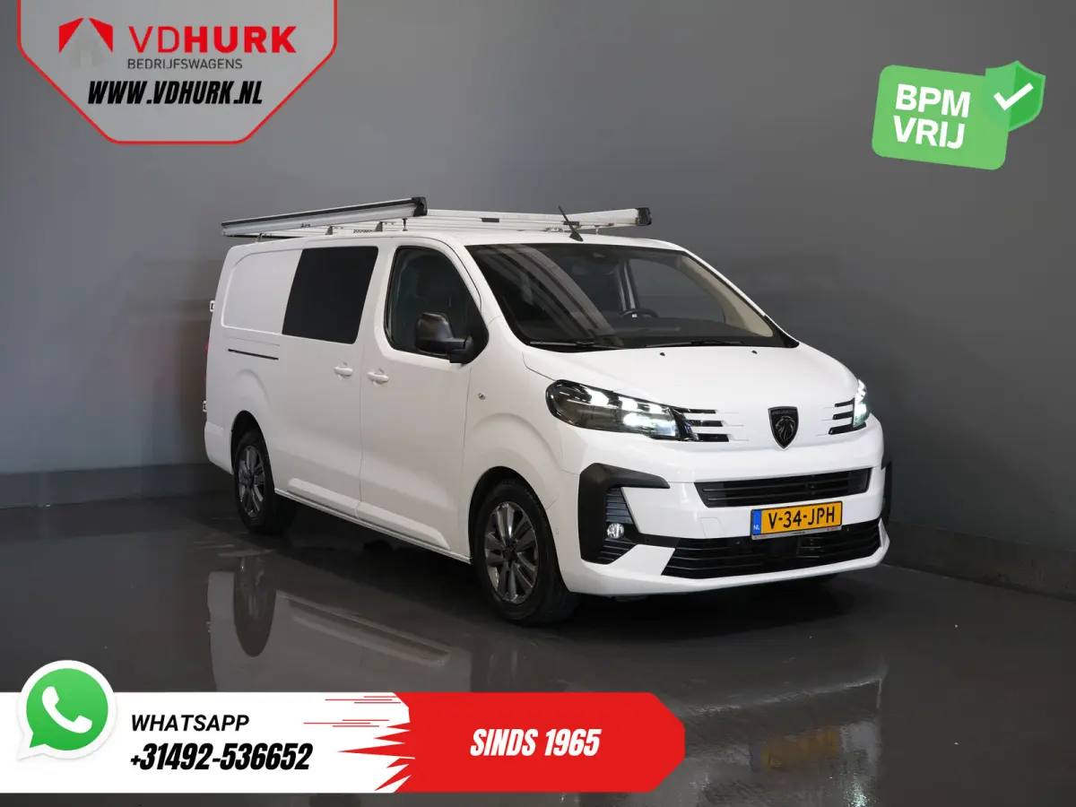 2.0 HDi 180 pk Aut. DC Dubbel cabine LED/ Imperiaal/ Stuurverw./ Carplay/ Navi/ Camera/ Climate/ Afn.Trekhaak/ PDC/ LMV/ Cruise