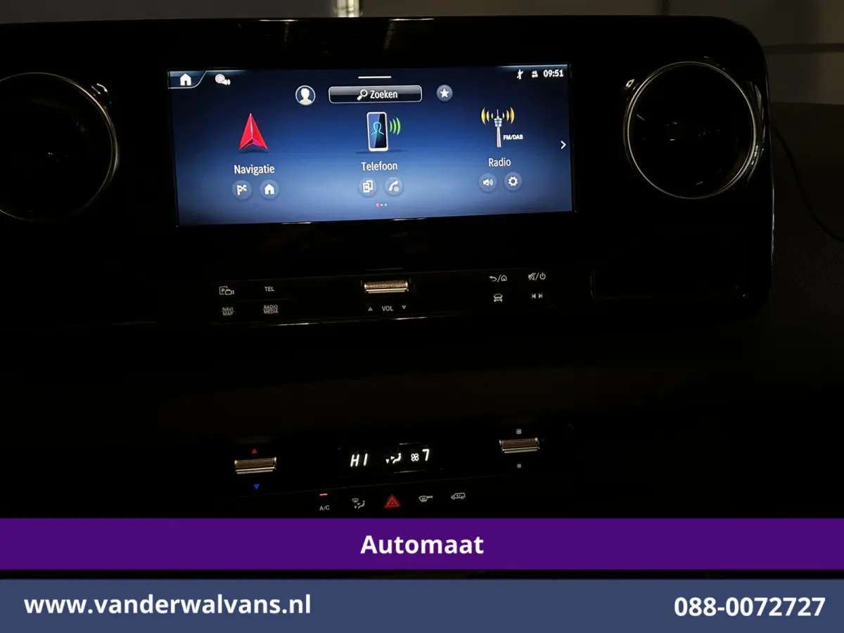 317 CDI 170pk 9G-Tronic Automaat L2H2 2025 MODEL XL MBUX Euro6 Airco | Camera | Navigatie | LED | Adaptieve Cruisecontrol Chauffeursstoel, Stoelverwarming, Parkeersensoren, Bijrijdersbank