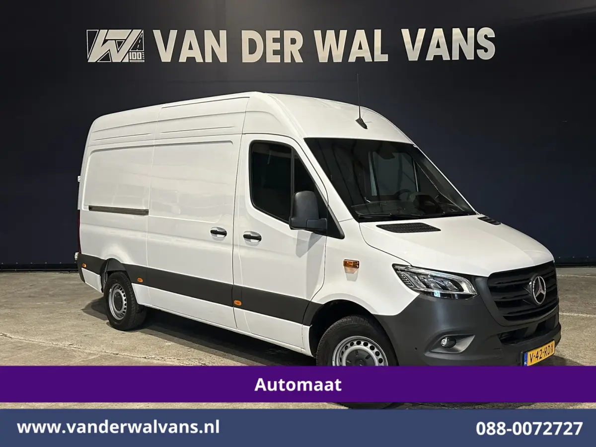 317 CDI 170pk 9G-Tronic Automaat L2H2 2025 MODEL XL MBUX Euro6 Airco | Camera | Navigatie | LED | Adaptieve Cruisecontrol Chauffeursstoel, Stoelverwarming, Parkeersensoren, Bijrijdersbank
