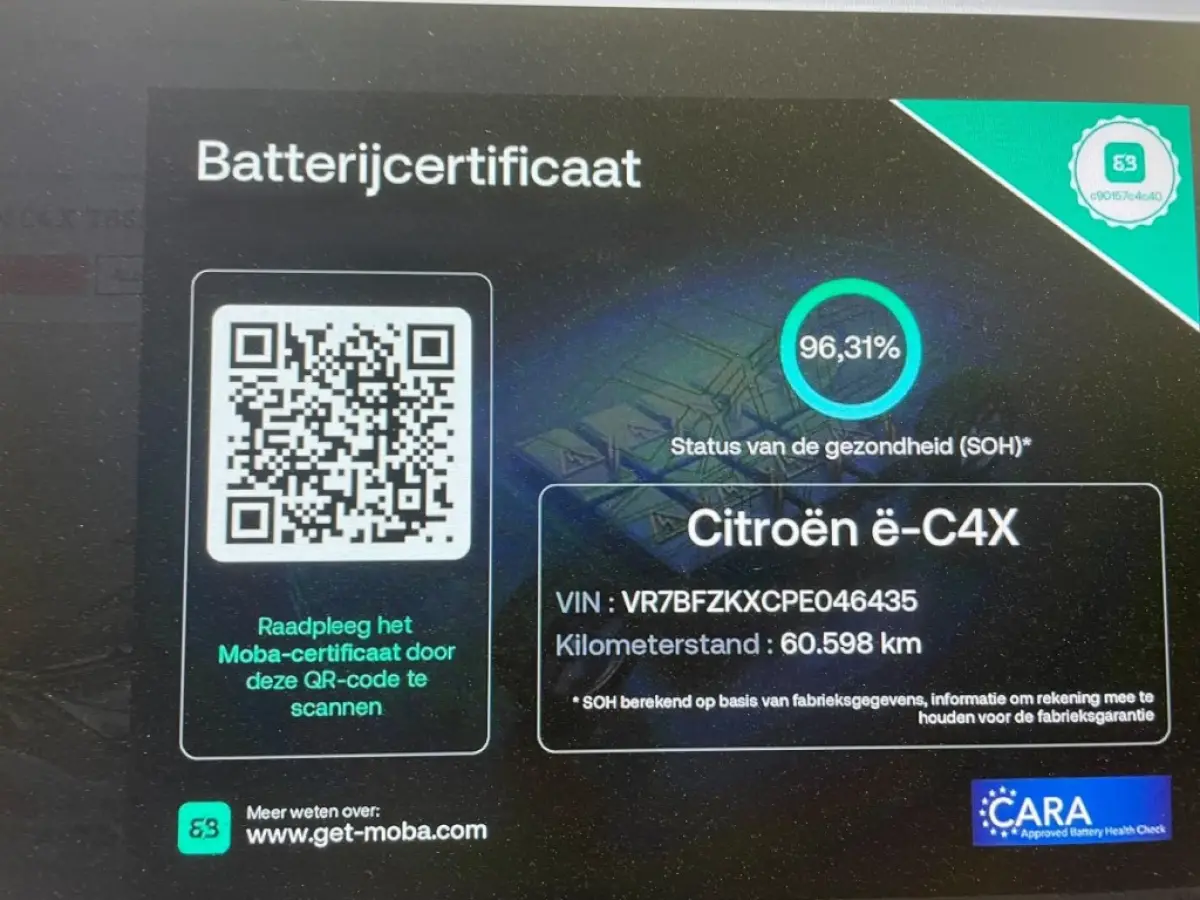 E-c4x Feel 50 kWh - Carplay, Cruise, Clima, SOH 96,31%