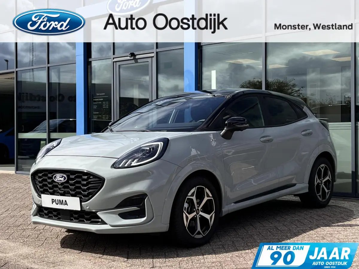 1.0 EcoBoost ST-Line 125PK Automaat Afn. Trekhaak Winterpack Adaptieve Cruise 360-Camera Blind-Spot Elek. Achterklep Keyless Privacy Glass *RIJK UITGERUST*