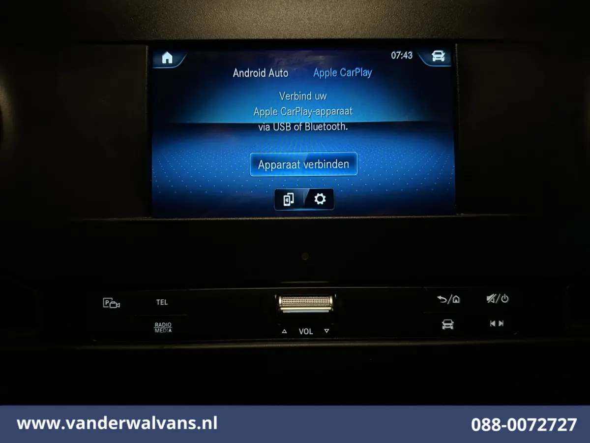 315 CDI 150pk 3500kg Trekhaak L2H2 Euro6 Airco | Camera | Apple Carplay | Cruisecontrol Android Auto, Parkeersensoren, Bijrijdersbank