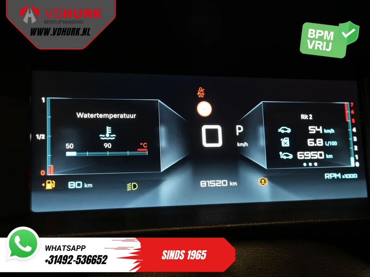 2.0 HDI 180 pk Aut. LED/ Standkachel/ Keyless/ Stoelverw/ Stuurverw./ Carplay/ Climate/ Camera/ PDC/ Cruise/ Trekhaak/ LMV