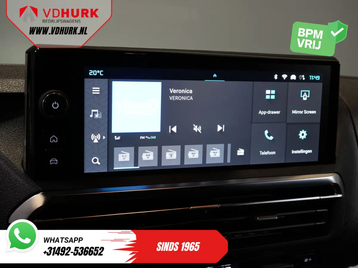 2.0 HDI 180 pk Aut. LED/ Standkachel/ Keyless/ Stoelverw/ Stuurverw./ Carplay/ Climate/ Camera/ PDC/ Cruise/ Trekhaak/ LMV