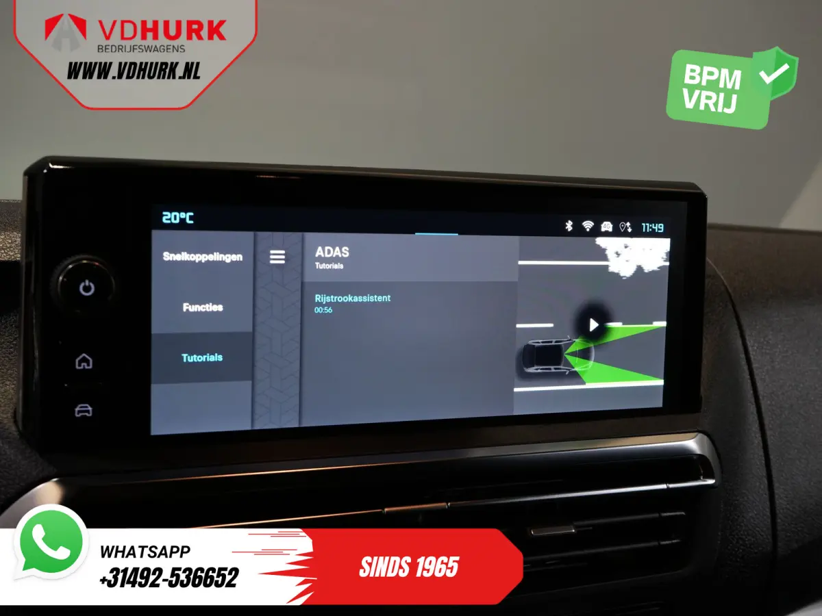 2.0 HDI 180 pk Aut. LED/ Standkachel/ Keyless/ Stoelverw/ Stuurverw./ Carplay/ Climate/ Camera/ PDC/ Cruise/ Trekhaak/ LMV