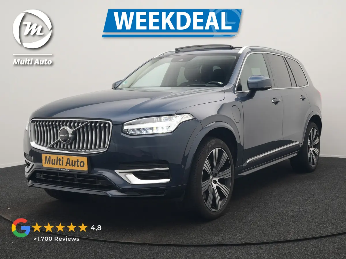 T8 Recharge AWD Inscription 7 Persoons PHEV 394pk Dealer O.H | Panodak | Head Up | Adaptive Cruise | Nappa  Lederen Sportstoelen Memory & Verwarmd | Harman / Kardon | 360 Camera | Blis | App