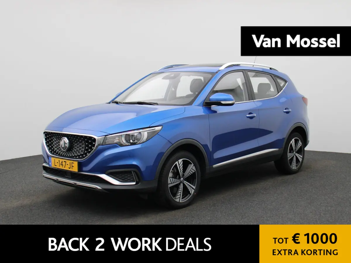 MG Luxury 45 kWh | Automaat | Panoramadak | Leder | Navigatie | Airco | Achteruitrijcamera | Apple Carplay / Android Auto | Stoelverwarming | Lichtmetalen Velgen |