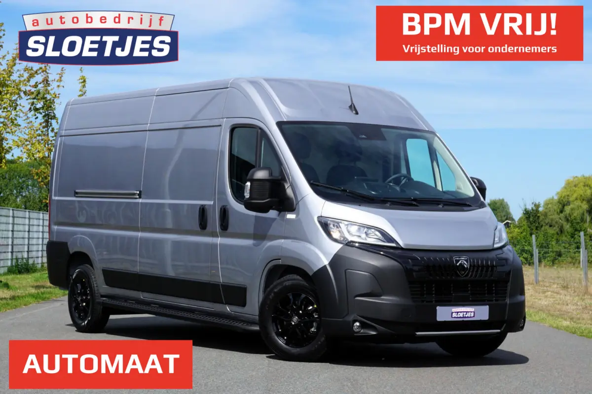 2.2 BlueHDi 180 L3H2 3.5t Nieuw en BPM vrij |180 pk automaat |2e airbag |Groot scherm |Navi |Climate control |Cruise |Metallic |Mooie camperbasis
