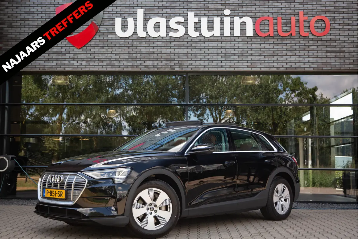 55 quattro edition 95 kWh SOH 91%, Pano, Luchtvering, Trekhaak, Leer