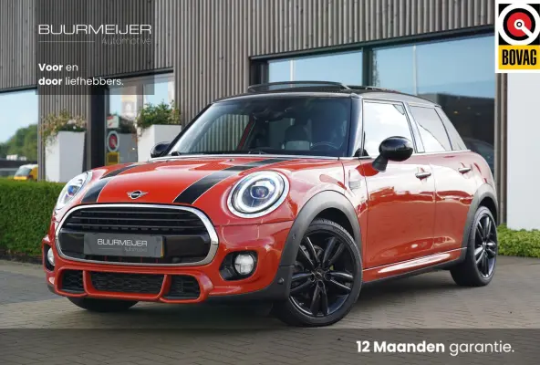 1.5 Cooper Burgundy Edition | John Cooper Works | Head-Up | Harman Kardon | Panoramisch schuif/kanteldak | Climate Control | Leder | JCW | Keyless | Camera |