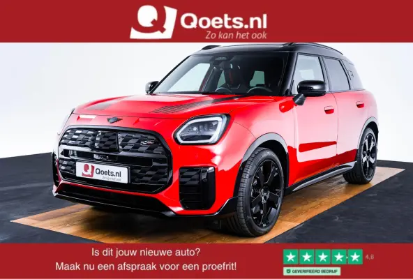 SE ALL4 John Cooper Works L Glazen panoramadak - Head up - Harman Kardon - Driving/Parking Assistant Plus - Comfort Access - High-beam Assistant - Getinte Ruiten -