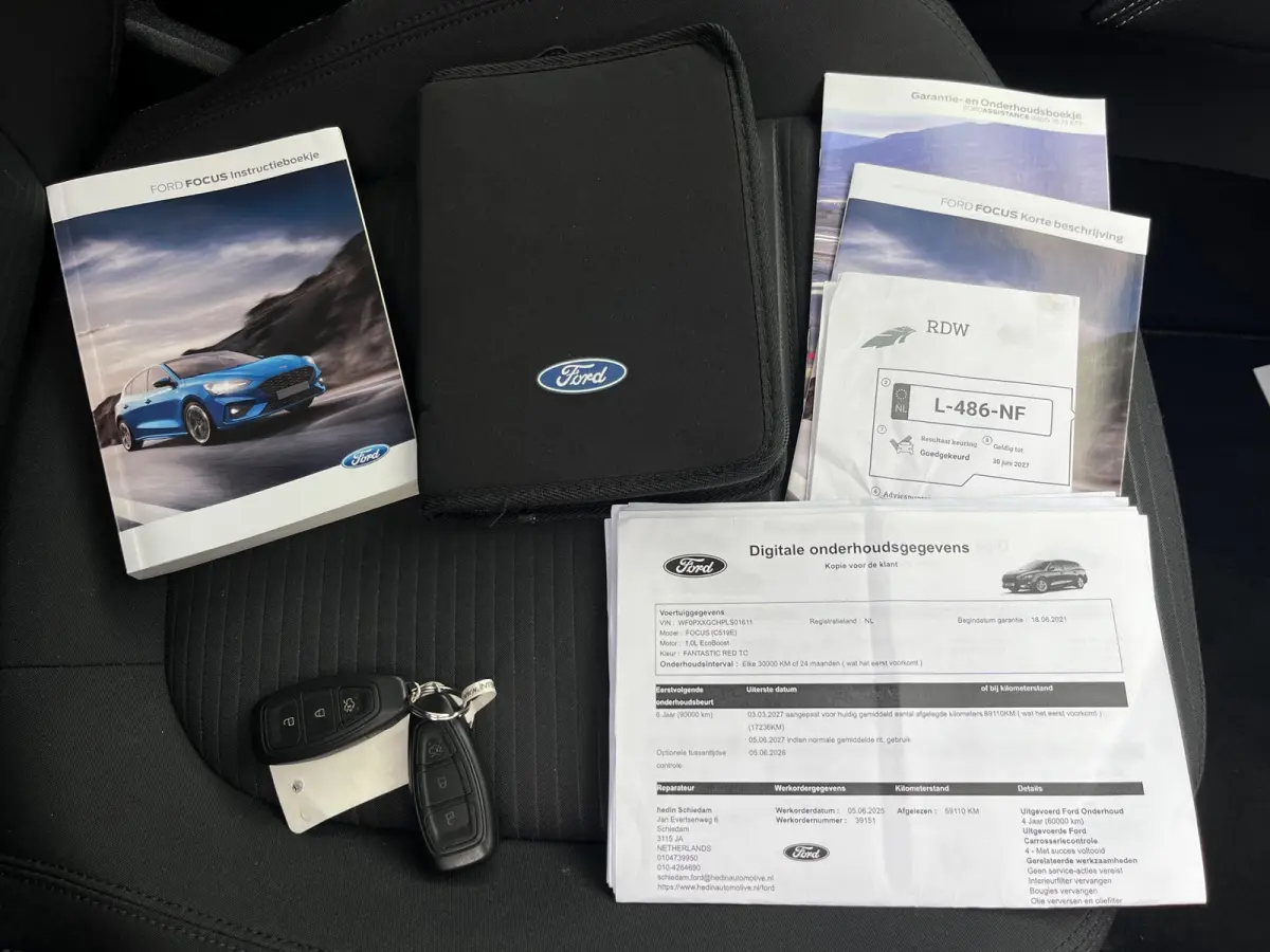1.0 EcoBoost Hybrid Titanium X Business NL.Auto/Virtual Cockpit/Winterpack/Camera/Cruise/Full Led/1Ste Eigenaar
