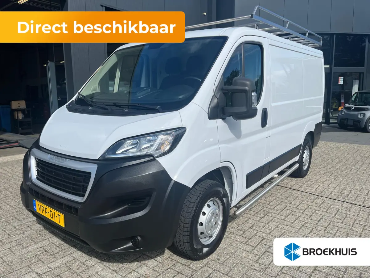 330 2.2 BlueHDi 120 L1H1 Premium | IMPERIAAL | TREKHAAK | | 2 zitplaatsen rechtsvoor | Airco | Alarm klasse 1(startblokkering)