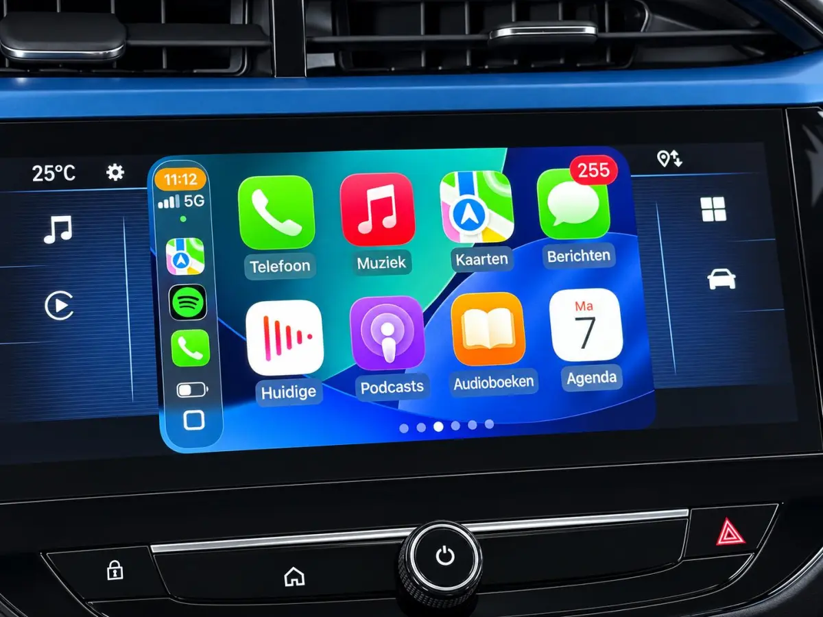1.2 Turbo 100pk Facelift Navigatie By App Wireless Stoel en Stuurverwarming Parkeersensoren Airco Cruise Control Vertigo Black Roof  LMV Android Auto