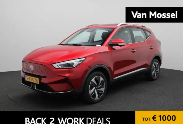 MG EV Standard Range Luxury 50 kWh Automaat | Panoramadak | Leder | Navigatie | Airco | Achteruitrijcamera | Apple Carplay / Android Auto | Stoelverwarming | Lichtmetalen Velgen |