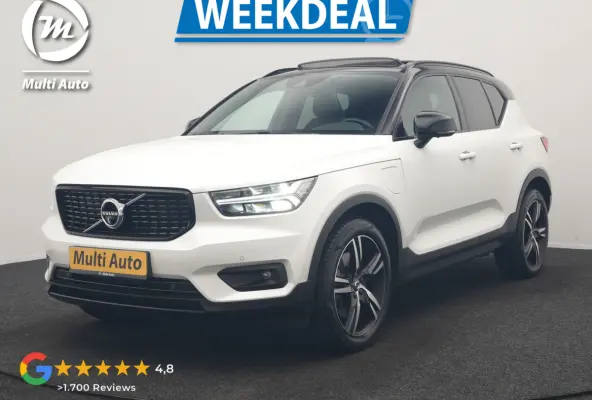 T5 R-Design PHEV 262pk Dealer O.H. | Panodak | Adaptive Cruise | 360 Camera | Harman / Kardon | Blis | Keyless | Apple Carplay | Navigatie | DAB | Virtual Cockpit | Pilot Assist | 19"L.M | P