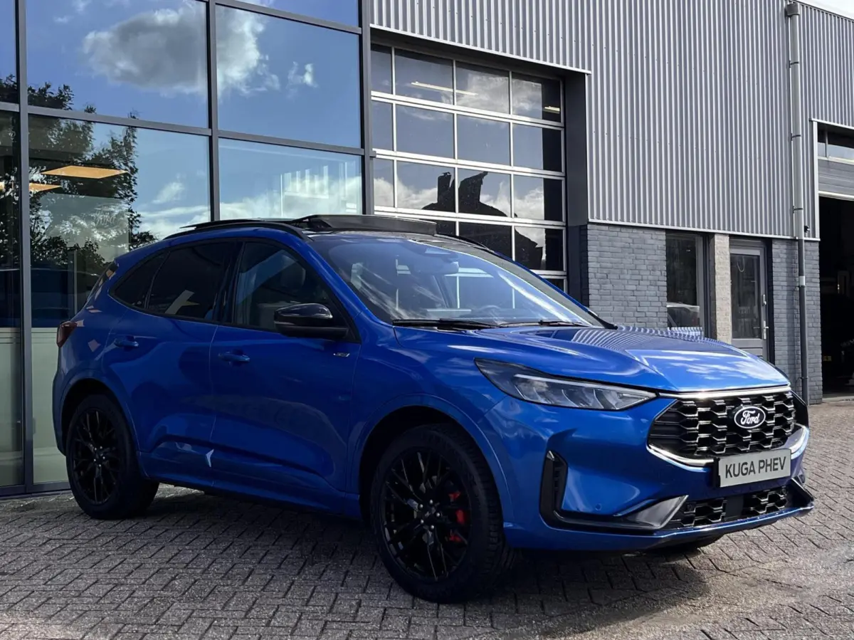 2.5 PHEV ST-Line X 243PK Black Pack €9.500,- Voorraadvoordeel! Elek. Trekhaak Panodak AGR Stoelen Adaptieve Cruise 2100KG Trekgewicht Winterpack Camera Blind-Spot Navi Climate B&O *Complee