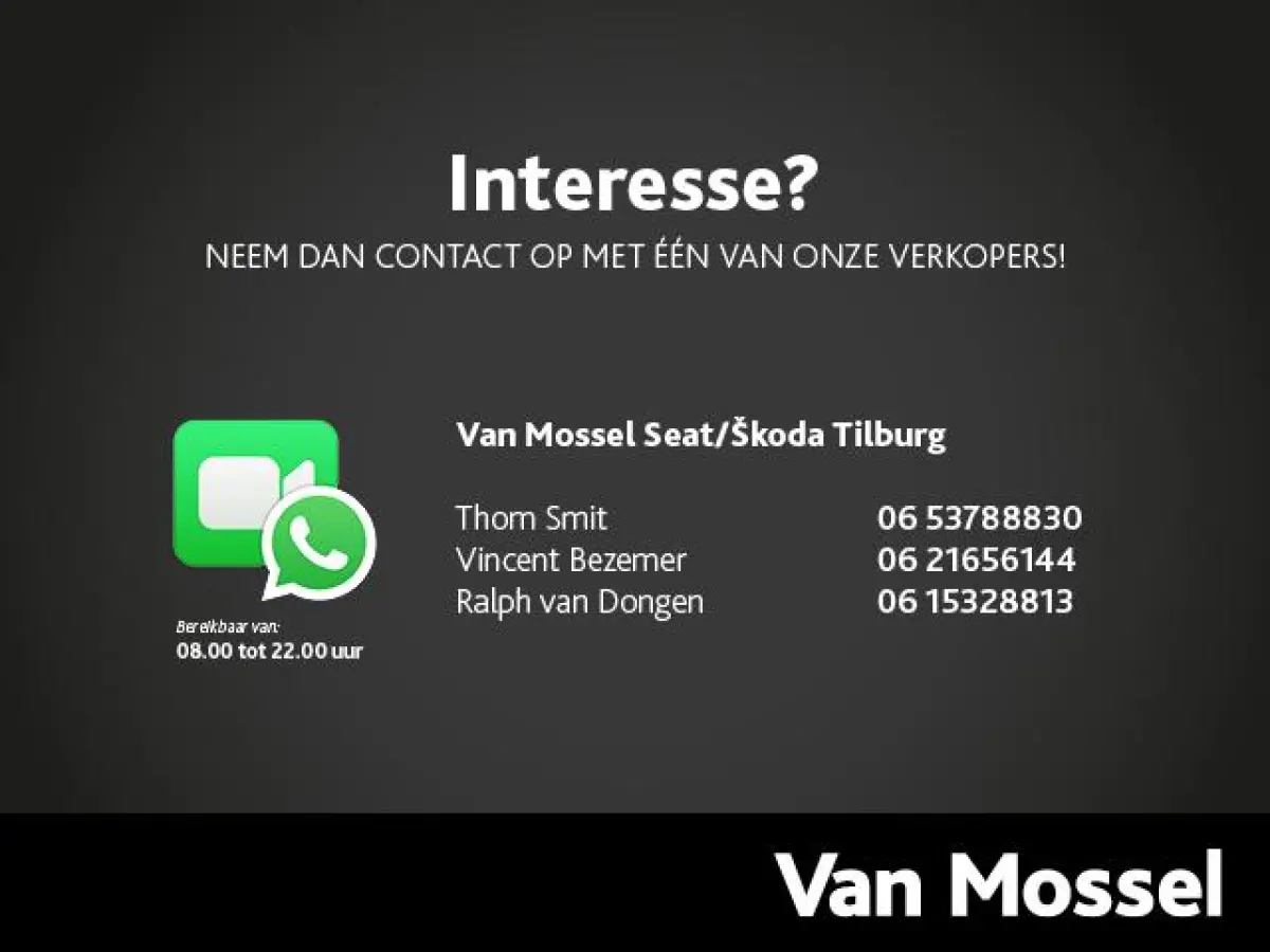 1.5 TSI PHEV Sportline Business 272 pk | Automaat | LED | Trekhaak | Achteruitrijcamera | Climate Control | Navigatie | Adaptive Cruise Control | Parkeersensoren | Privacy Glass | Stoelverwa
