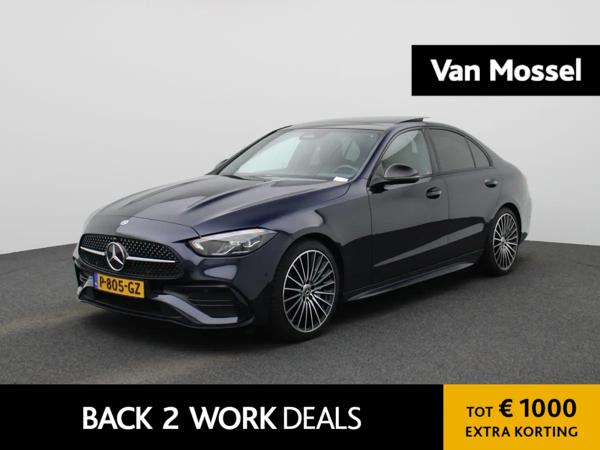 180 AMG Line | Automaat | Panoramadak | Apple Carplay / Android Auto | Trekhaak | Virtual cockpit | Sfeer verlichting | Leder | Navigatie | Climate control | Camera | Parkeer sensoren | LMV 