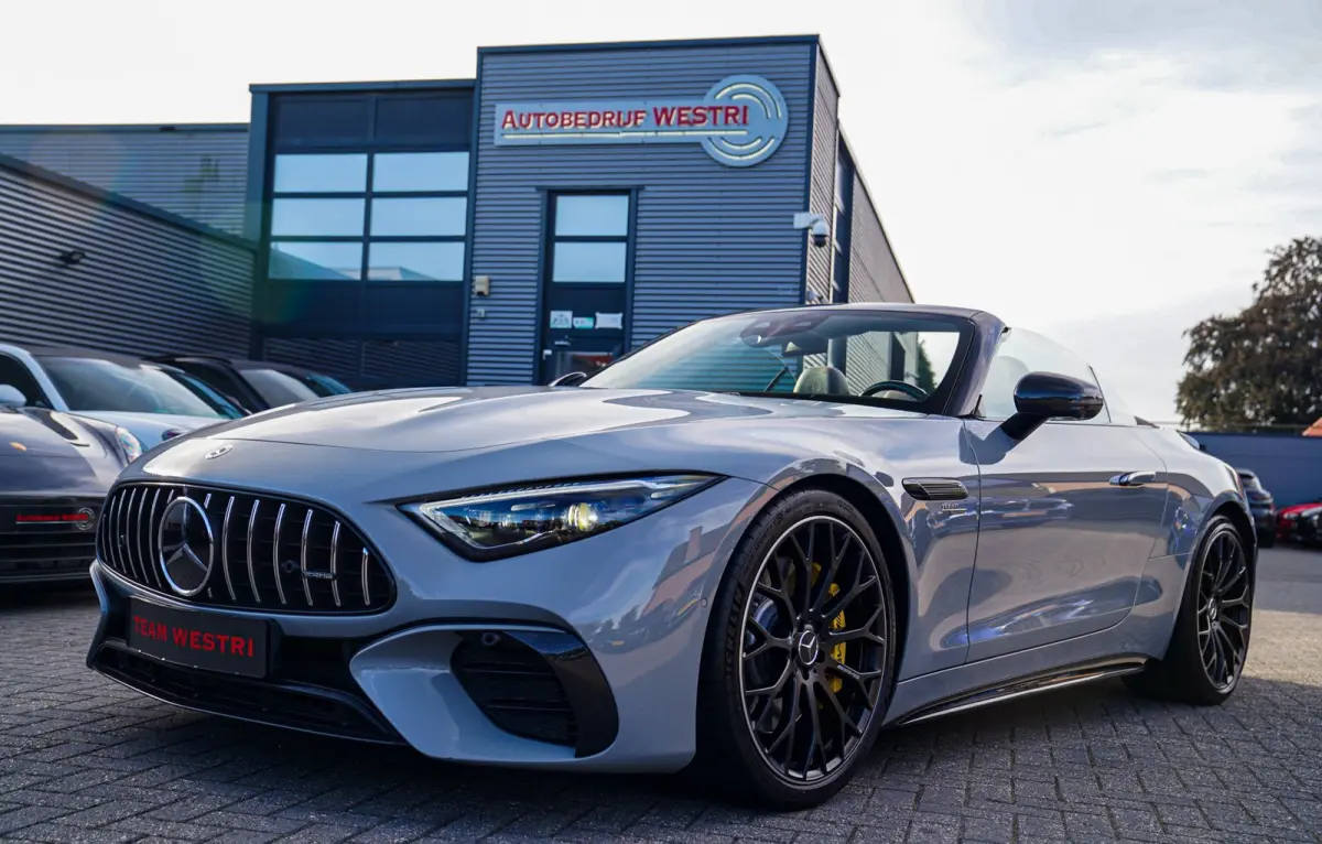 Roadster AMG 43 | Burmester | Carbon Pakket | Sport uitlaat | Stoelkoeling | Nekverwarming | 360 Cam | HuD