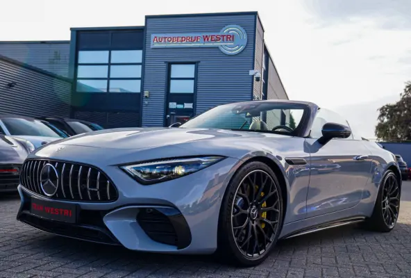 Roadster AMG 43 | Burmester | Carbon Pakket | Sport uitlaat | Stoelkoeling | Nekverwarming | 360 Cam | HuD