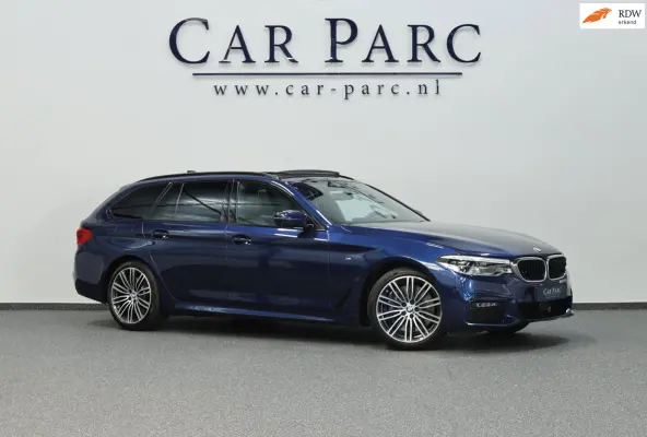 540i xDrive M-Sport LED/VIRTUAL/SFEER/PANO/LEER+S.VERWARMING+MEMORY/19" LMV/360/ACC/ECC/12 MND GARANTIE!