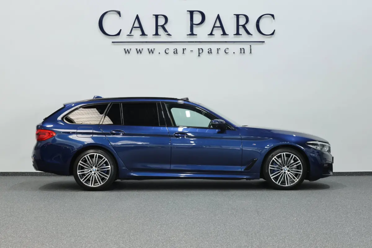 540i xDrive M-Sport LED/VIRTUAL/SFEER/PANO/LEER+S.VERWARMING+MEMORY/19" LMV/360/ACC/ECC/12 MND GARANTIE!