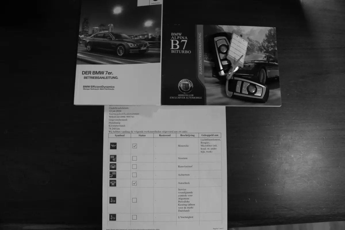 Alpina ALPINA B7 BITURBO 4.4 8 Cilinder 540PK*Perfect Onderh.*Softclose/Dak/ACC/Camera/HUD/Elek. Klep/Adapt. LED/H&K/Dodehoek/Memorie/Stoelverw.V+A/StoelkoelingV+A/VOL*